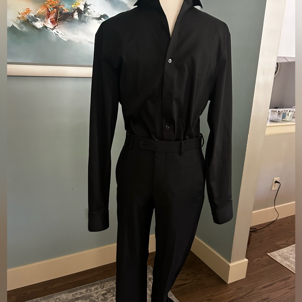 Black Calvin Klein dress shirt